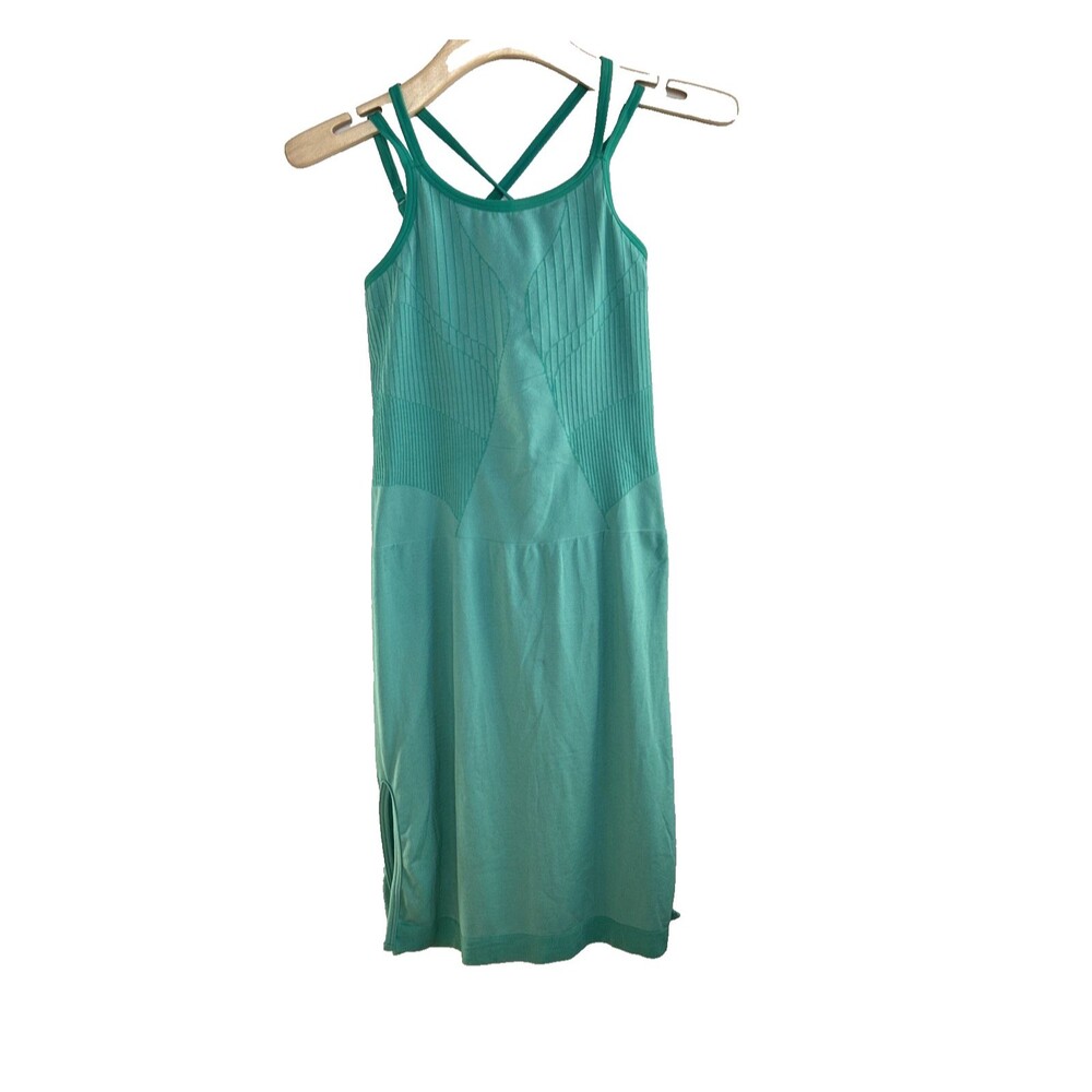 New Balance Women Seamless Run Dress S Teal Green Athletic Tennis NEW WRD8122